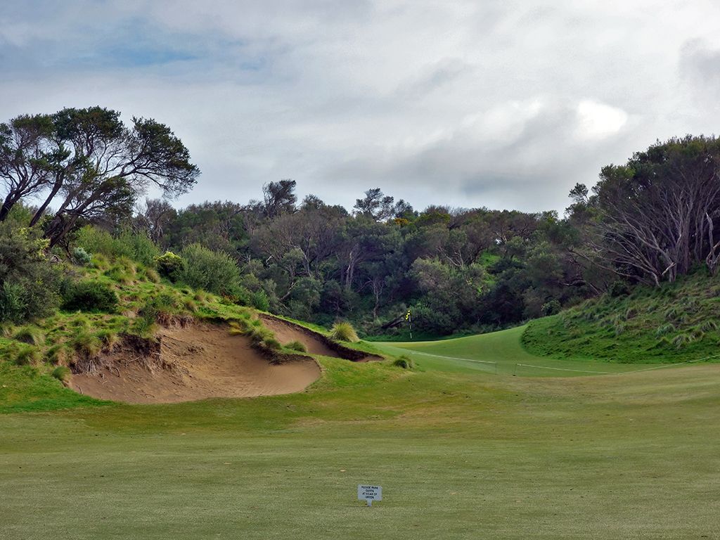 3rd Hole at St Andrews Beach Golf Course (443 Yard Par 4)